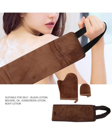 Back Tanning Applicator Self Tanning Mitt Applicator Mit Soft Reusable Exfoliator Glove Tanning Cream Lotion Mousse Oil Application Gloves for Body - Buy Online on GoSupps.com