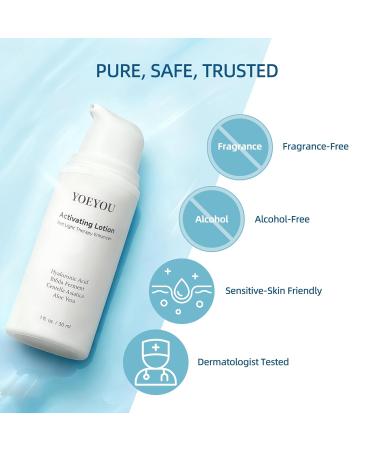 YOEYOU Red Light Therapy Recovery Lotion Post-Treatment Moisturizer for Face & Neck Enhances Red Light Results with Soothing Hydration Skin Barrier Repair & Anti-Aging 1oz (30ml) - Buy Online on GoSupps.com