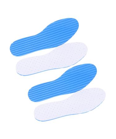FRCOLOR 2 Pairs Sweat-Absorbing Thin Insole Absorbing Insoles Foot Care Insoles Basketball Insoles Sports Shoe Inserts Universal Shoe Insoles Pu Sporting Goods White Women's Portable White 22.50X8.00X0.40CM