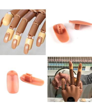 200pcs Life Size Nail Art Training Hand Practice Model - Finger Tips Practice Learning Tool - Buy Online on GoSupps.com