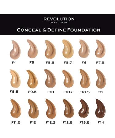 Revolution Beauty London Conceal & Define Foundation F13 23ml - 1 Count - Buy Online on GoSupps.com
