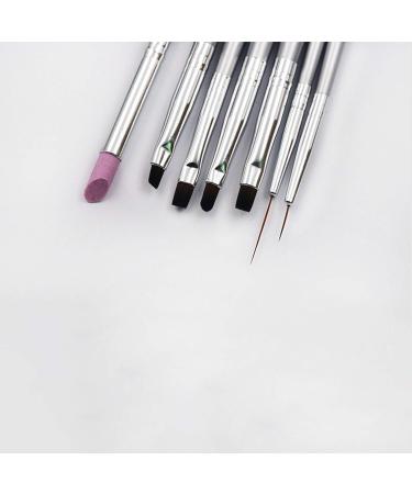 7-Piece Nail Art Brush Set for Manicure Design - Detailing Pens & Dotting Tools - International Shipping Available - Buy Online on GoSupps.com