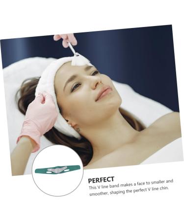 Didiseaon 1pc Thin Belt Aging Women Lift Slimmer Shaper Band Chin Strap Belt Strap Graphene Compact Woman Line Ribbon Stretch 60X10.5X1cm Green - Buy Online on GoSupps.com