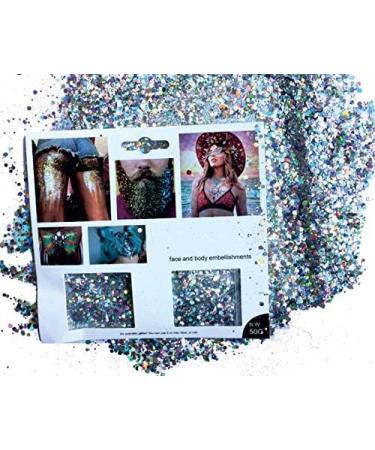  Beyond Chunky BG06 Glitter for Festival Look Glitter Face Body Hair 50g Silver - Buy Online on GoSupps.com