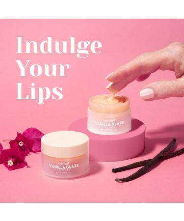 NATURE WELL Vanilla Glaze Hydrating Lip Mask - Moisturize & Nourish Dry Lips with Shea Butter & Vitamin C (Pack of 2 - Buy Online on GoSupps.com