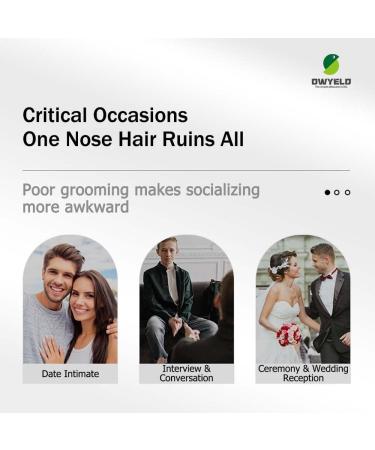 Nose Hair Trimmer & Ear Hair Trimmer Kit - Rechargeable Painless Facial Hair Trimmer for Men & Women | Dual-Edge Blades for Smooth Cutting - Buy Online on GoSupps.com