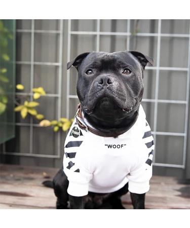 Stylish White Dog Coat for Small Breeds - Winter Hoodie & Jacket for Schnauzers Corgis French Bulldogs & Teddies - XXL 2XL - Buy Online on GoSupps.com