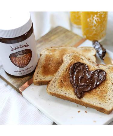 Justin's Chocolate Hazelnut & Almond Butter Squeeze Packs - Organic Gluten-Free Responsible Sourcing - 1.15 Ounce (Pack of 10 - Buy Online on GoSupps.com