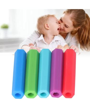 Buy 5pcs Baby Teething Ring | Safe & Healthy Silicone Teething Toys for Infants - Best Baby Care Solutions - Buy Online on GoSupps.com