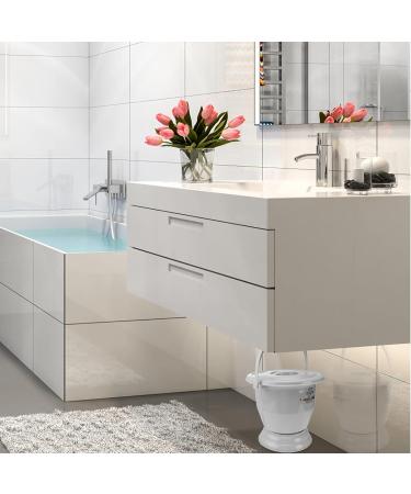 Portable Spittoon Urine Chamber Pots: Unisex Urinal Bottle Old Child Potty Bedpan with Lid Car Emergency Toilet for Children Camping Travel Home (Black) (Gray) - Buy Online on GoSupps.com