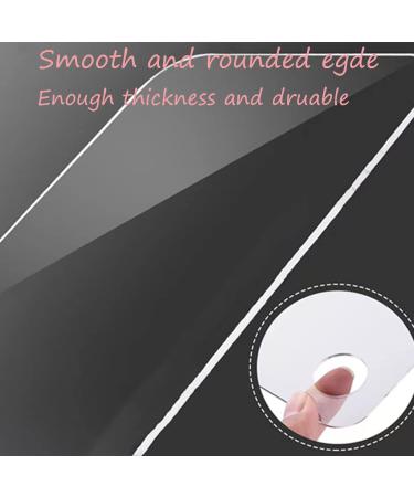 Drerio 2-Piece Clear Makeup Palette Set with Spatula | Portable Acrylic Mixing Tools for Eyeshadow & Lipstick - Buy Online on GoSupps.com