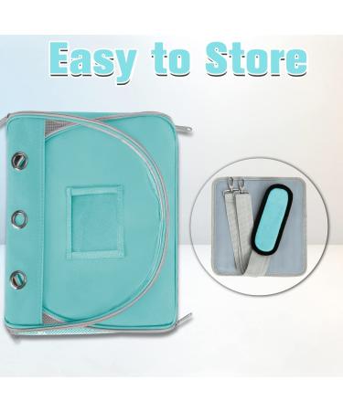 Small Pet Carrier Bag - Portable Guinea Pig, Hamster, Hedgehog Cage - Breathable Travel Handbag for Birds, Rats, Bunnies - Blue - Buy Online on GoSupps.com