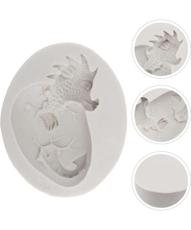 COHEALI 2pcs Easter Dinosaur Egg Mold Clay Mold Interesting Silicone Mold Candle Molds Easter Chocolate Molds Pink Bunny Ears Easter Lamb Easter Soap Easter Baking White Cake Crayon - Buy Online on GoSupps.com