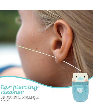 Ear Floss Earring Hole Cleaner - 240pcs Sky-Blue Piercing Aftercare Line - Buy Online on GoSupps.com