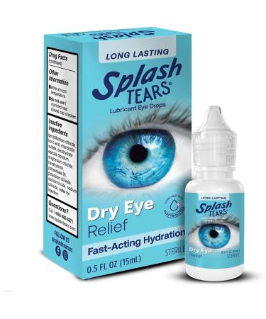 Fast Acting Lubricating Eye Drops - Relieve Dryness & Grittiness | Moisturizing Artificial Tears | 2 Pack - 0.5 FL Oz Bottles - International Shipping Available - Buy Online on GoSupps.com