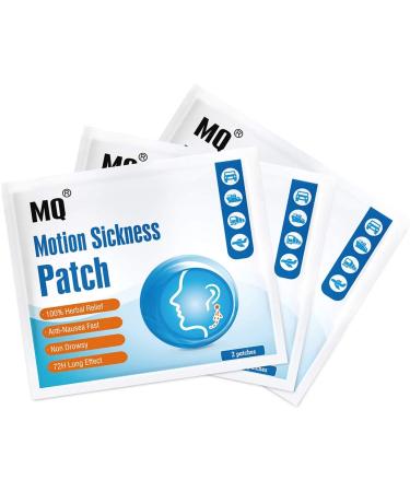 MQ Motion Sickness Patch 20 Count - Fast Relief for Nausea and Dizziness - Buy Online on GoSupps.com