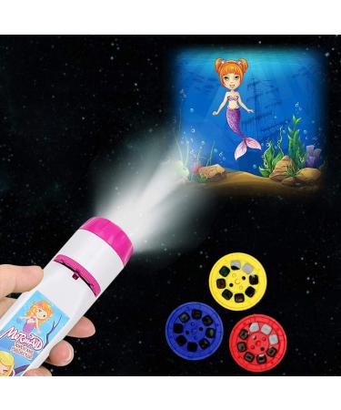 Pup Go Mermaid Torch & Projector with 3 Discs - 24 Images Pink Toy for Girls | Fairy Gifts for Kids Age 3-7 | Night Light & Projector for Children (Mermaid) - Buy Online on GoSupps.com