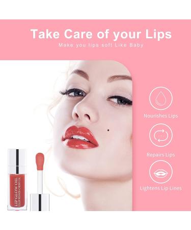 YUOLITA Hydrating Lip Glow Oil - Rosewood | Long-lasting Gloss Tinted Balm for Plump, Moisturized Lips - Buy Online on GoSupps.com