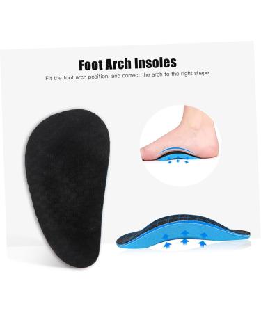 FOMIYES 2 Pairs Arch Support Insoles - Comfortable Foot Care Cushions for Flat Feet Orthotic Half Insoles for Enhanced Comfort - Buy Online on GoSupps.com