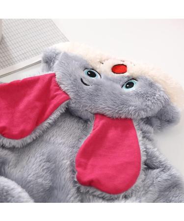 Miyanuby Baby Boys Girls Soft Flannel Bathrobe - Animal Hoodie Morning Mantle Nightwear 5-6 Years - Perfect Gift for Children - Buy Online on GoSupps.com