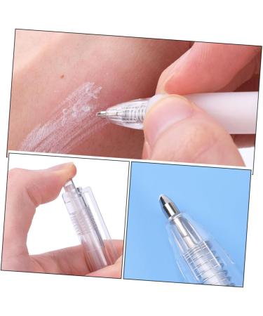 Beavorty 1 Set Auxiliary Eyebrow Pencil Body Pen Embroidered Eyebrow Pen Using Pen Marking Pen White Plastic 14.00X1.40X1.40CM White - Buy Online on GoSupps.com