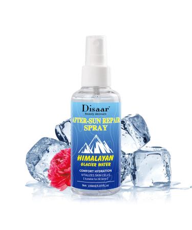 After Sun Repair Spray | Himalayan Glacier Water | Hydrating Moisturizer for Skin | 150ml/5.07oz - Buy Online on GoSupps.com