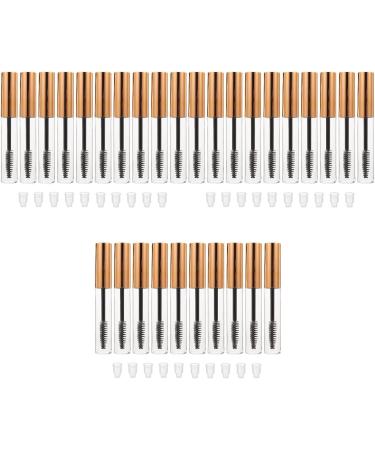 30 Pcs Mascara Empty Tube Mini Containers Empty Mascara Tube Travel Gold and Silver Eyelash - Buy Online on GoSupps.com