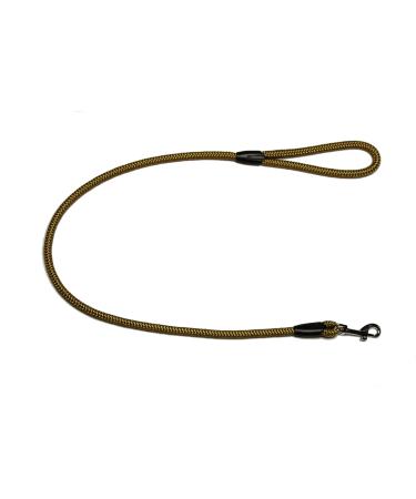 Leash - Rope leash with hand loop Basic 10mm 27 colours 7 lengths (1.00 m gold) 1.00 m gold