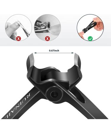 Extra Wide Jaw Big Nail Clippers for Thick Toenails - Metal Gift Boxed for Men Women Seniors - Buy Online on GoSupps.com