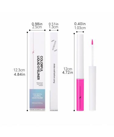 Fluorescence Liquid Eyeliner - Bold Vivid Color - Waterproof Glow In The Dark - Long Lasting Eye Makeup - 0.14 Fl Oz - Buy Online on GoSupps.com