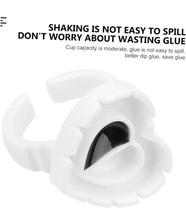  Didiseaon Didiseaon 200pcs Glue Ring Setting Eyebrow Cup Disposable Pigment Rings Ink Cups For Pigment Holder Cups Small Pigment Cup Pigment Cup For Pigment Holders - Buy Online on GoSupps.com