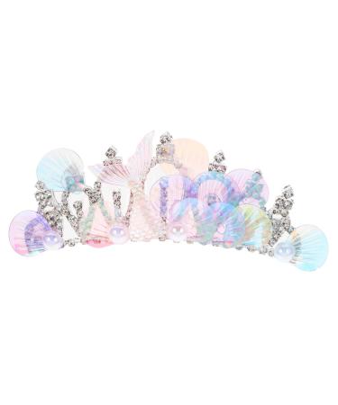 Beatifufu Rhinestone Tuck Comb Girls Metal Hair Comb Headdresses for Women Headpieces for Girls Women Hair Comb Metal Headpiece Hair Clips Wigs Girl Hair Comb Crown Issue Card Baby