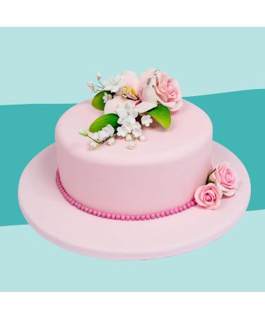 Cake Company Suckloutle Bouquet Lilie-Rose Rosa | Torten Decoration for Weddings & Birthdays - 56g Pack - Buy Online on GoSupps.com