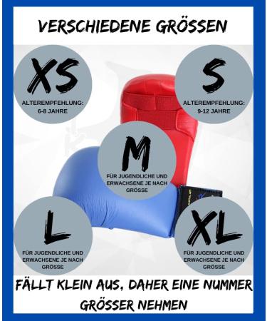 Karate Fist Protection | Blue XS Boxing Gloves | Martial Arts Hand Protection - Buy Online on GoSupps.com