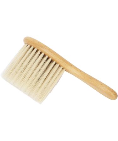 Qukaim Clean Neck Duster Brush Face Duster Brush Nylon Professional Beech Wood Soft Clean Neck Duster Brush for Barber - Buy Online on GoSupps.com