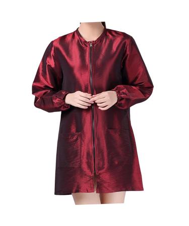 VINTORKY Haircut clothes Attractive hair dyeing clothes aprons for adults work overalls Hair Dyeing Apron long sleeve smock for adults SPA Clothes SPA Salon Suit cosmetic shawl shampoo