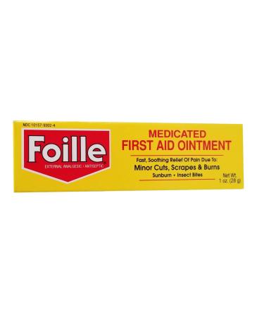 Foille Medicated First Aid Ointment 1 Ounce (Pack of 6)