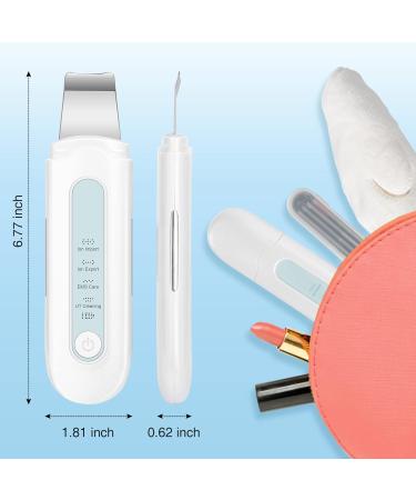 Facial Skin Scrubber Spatula Blackhead Remover Tool Skin Pore Scraper for Face Professional Comedones Extractor with 4 Modes-Stainless Steel Acne Kit & Reusable Face Towel Mask Included - Buy Online on GoSupps.com