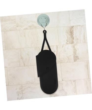 WOONEKY Curling Iron Storage Bag Hotel Storage Bag Storage Pouch Curling Iron Holder Curling Iron Bag Hair Straightener Holder Curling Iron Silicone Holder Hair Iron Silicone Bag 29.50X13.50X2.00CM Black - Buy Online on GoSupps.com