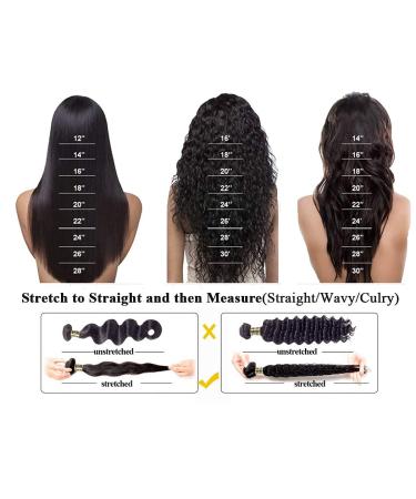 BFary Body Wave 4 Bundles with 4*4 Closure - 100% Unprocessed Brazilian Virgin Human Hair Extension for Black Women - Natural Color - Buy Online on GoSupps.com