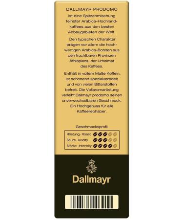 Dallmayr Prodomo Original German Roast Ground Coffee 500g - Premium Quality Roast Coffee - Buy Online on GoSupps.com