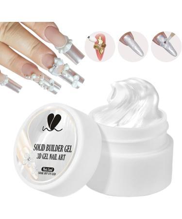 3D Nail Gel Solid Nail Gel for Sculpting - Non-Sticky Builder Manicure 5ml for Home Salon Design - Buy Online on GoSupps.com