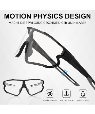 Duduking Self-Tinting Polarized Sunglasses for Men & Women - UV400 Sports Cycling Glasses for Outdoor Activities - Buy Online on GoSupps.com