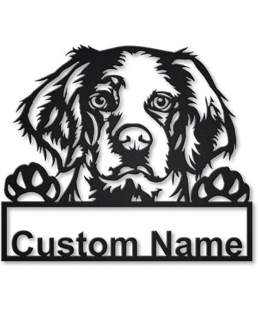 Personalized Brittany Spaniel Dog Hood Art | Custom Wooden Shield Gift | Funny Animal Art | Perfect for Birthdays | Unique Hundegeschenk - Buy Online on GoSupps.com