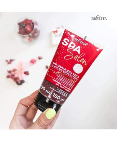 Vitex Spa Salon Raspberry Delight Body Scrub 150 ml - Nourishing Exfoliant for Smooth Skin - International Shipping Available - Buy Online on GoSupps.com