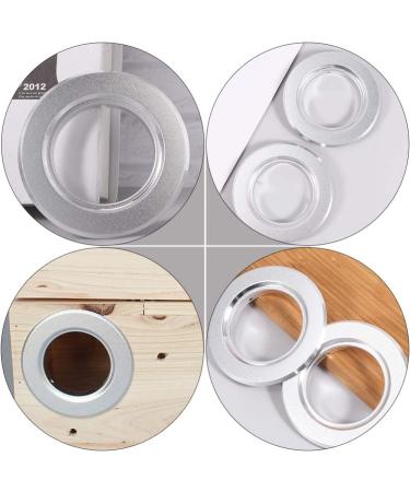 POPETPOP Stainless Steel Bird House Predator Guards - 5pcs Anti-Bite Rings for Birds Nest - 8.5x8.5cm - Buy Online on GoSupps.com