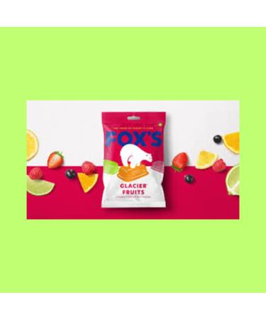 Fox's Glacier Fruits (2 x 150g) Sweets Bundle with TinTastic Refillable On-The-Go Silver Tin - Mixed-Fruit Boiled Sweets Flavors - Buy Online on GoSupps.com
