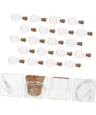 Zerodeko Storage Bottles 20pcs Mini Wishing Bottle Cork Small Wishing Bottle Glass Bed Room Decor - Buy Online on GoSupps.com