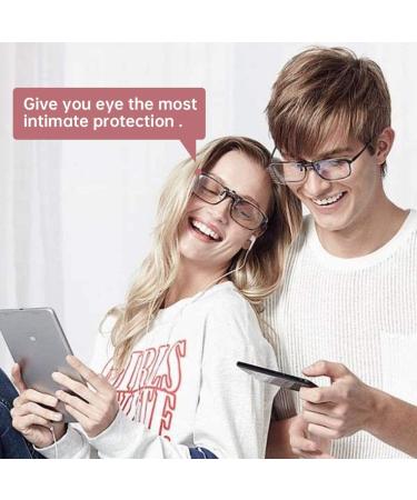 Blue Light Blocking Clip On Reading Glasses 1.0x Magnifiers for Unisex - Buy Online on GoSupps.com
