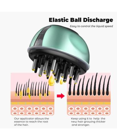 MEGZIHXN Hair Oil Applicator Bottle with Scalp Massager - Root Comb Applicator Bottle for Better Not Younger Hair Products (Mint Green) - Buy Online on GoSupps.com